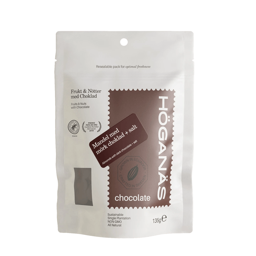 HC - Salt Mandlar + Mörkchoklad 135g - Mylla Höganäs chocolate