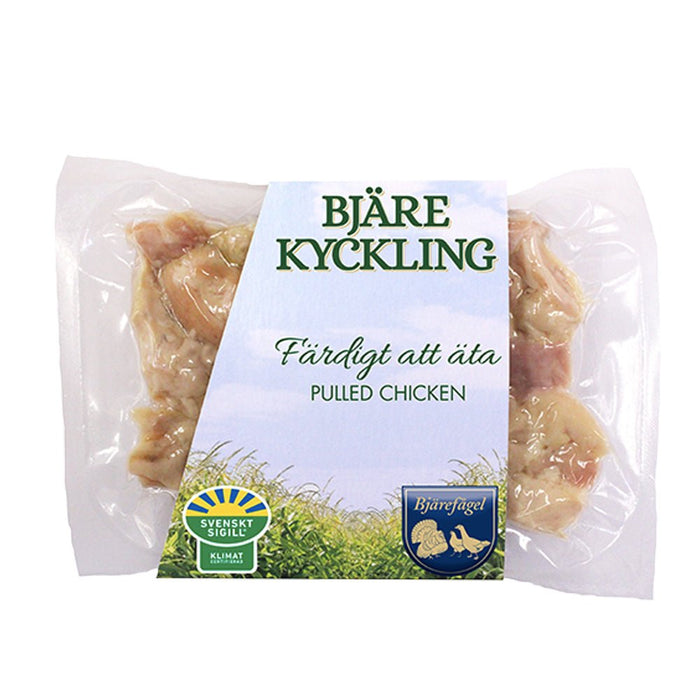 Lättrökt Bjärekyckling Pulled Chicken ca 450g - Mylla Bjärefågel