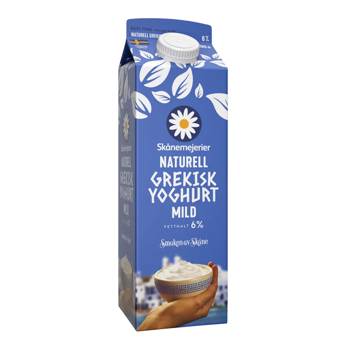 Naturell Grekisk Yoghurt 6% 1L