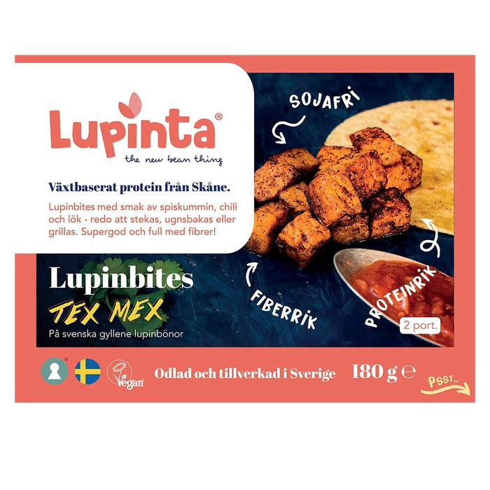 Tex Mex Lupinbites 180g fryst - Mylla Lupinta